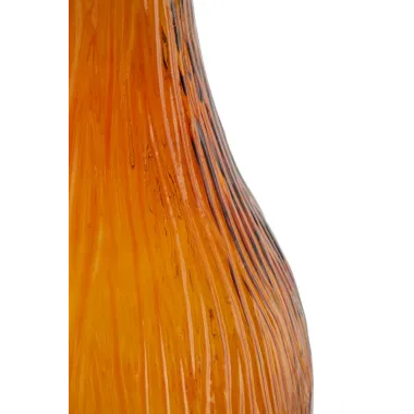 Wazon ze Szkła Recyklingowanego SLIM Pomarańczowy Ø 34x75 cm (WYPRODUKOWANY W HISZPANII)